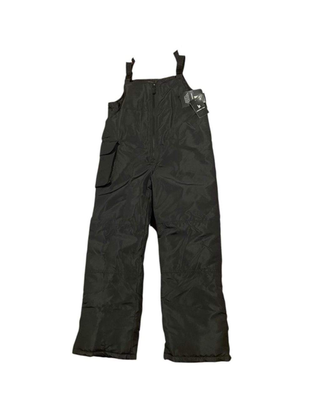 Youth Large Size 14 16 Snowpants Black Bibs Overalls London Fog Snow Pants Boys